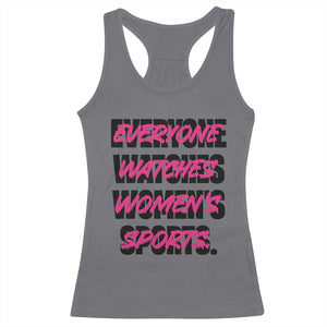 Womens Sports Racerback Tank Top Feminist Body Positivity Inclusive Equality TS10 Charcoal Print Your Wear