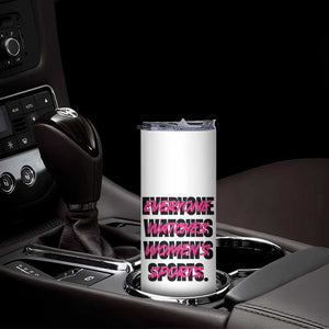 Womens Sports Skinny Tumbler Feminist Body Positivity Inclusive Equality TS10 Print Your Wear