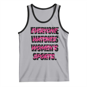 Womens Sports Tank Top Feminist Body Positivity Inclusive Equality TS10 Athletic Heather Black Print Your Wear