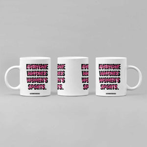 Womens Sports Coffee Mug Feminist Body Positivity Inclusive Equality TS10 Print Your Wear