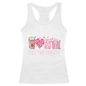 Valentine Coffee Racerback Tank Top Love Heart XOXO Cute Graphic Valentines Day TS10 White Print Your Wear