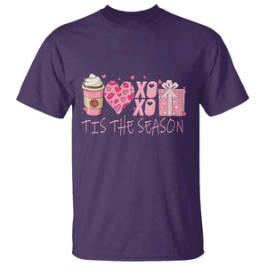 Valentine Coffee T Shirt Love Heart XOXO Cute Graphic Valentines Day TS10 Purple Print Your Wear