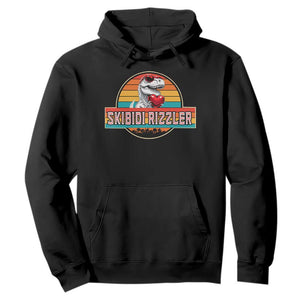 Vintage Valentines Dinosaur Hoodie Funny Dino Meme Skibidi Rizzler TS10 Black Print Your Wear