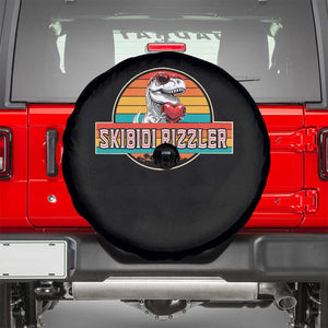 Vintage Valentines Dinosaur Spare Tire Cover Funny Dino Meme Skibidi Rizzler TS10 Black Print Your Wear