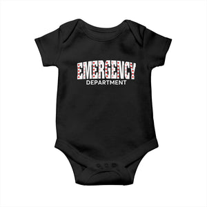 Emergency Department Baby Onesie Cute ER Nurse Gift TS10 Black Print Your Wear