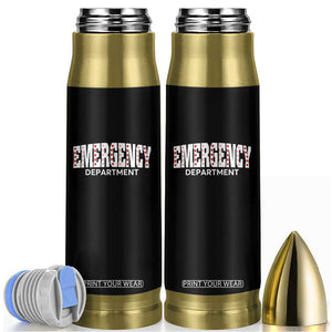 Emergency Department Bullet Tumbler Cute ER Nurse Gift TS10 Black Print Your Wear