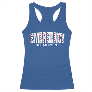 Emergency Department Racerback Tank Top Cute ER Nurse Gift TS10 Royal Blue Print Your Wear
