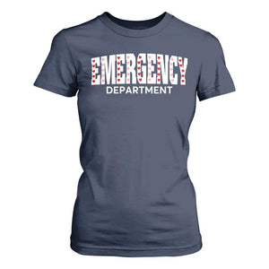 Emergency Department T Shirt For Women Cute ER Nurse Gift TS10 Navy Print Your Wear
