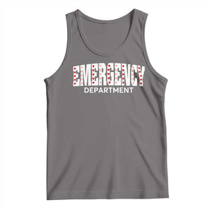Emergency Department Tank Top Cute ER Nurse Gift TS10 Deep Heather Print Your Wear