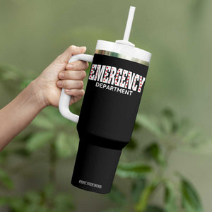 Emergency Department Tumbler With Handle Cute ER Nurse Gift TS10 Print Your Wear