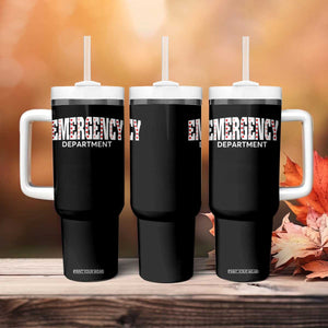 Emergency Department Tumbler With Handle Cute ER Nurse Gift TS10 Print Your Wear