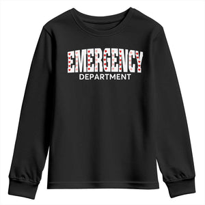 Emergency Department Youth Sweatshirt Cute ER Nurse Gift TS10 Black Print Your Wear