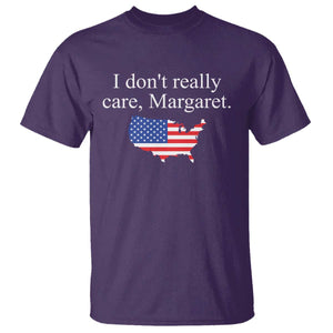 I Don't Really Care Margaret Vice President Jd Vance T Shirt USA Flag TS10 Purple Print Your Wear