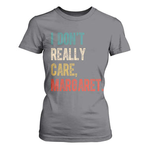 Retro I Don't Really Care Margaret Vice President Jd Vance T Shirt For Women TS10 Charcoal Print Your Wear