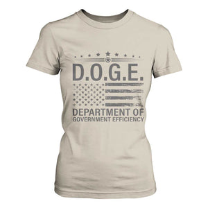 D.O.G.E. DOGE Department of Government Efficiency T Shirt For Women TS10 Sand Print Your Wear