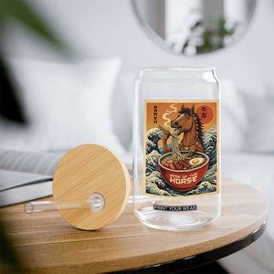 Zodiac Lunar New Year Of The Horse 2026 Glass Can Ramen Lovers TS10 Print Your Wear