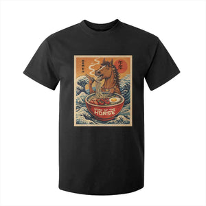 Zodiac Lunar New Year Of The Horse 2026 T Shirt For Kid Ramen Lovers TS10 Black Print Your Wear