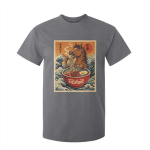 Zodiac Lunar New Year Of The Horse 2026 T Shirt For Kid Ramen Lovers TS10 Charcoal Print Your Wear