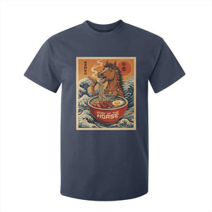 Zodiac Lunar New Year Of The Horse 2026 T Shirt For Kid Ramen Lovers TS10 Navy Print Your Wear