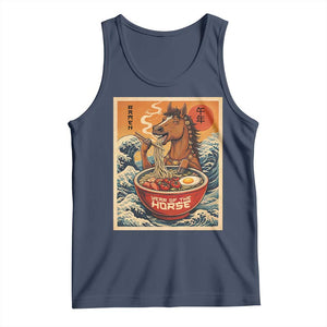 Zodiac Lunar New Year Of The Horse 2026 Tank Top Ramen Lovers TS10 Navy Print Your Wear