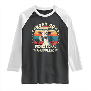 Throat Goat Raglan Shirt Funny Dirty Humor Embarrassment Vintage TS10 Black White Print Your Wear
