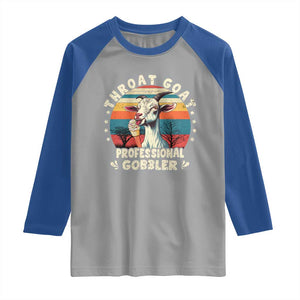 Throat Goat Raglan Shirt Funny Dirty Humor Embarrassment Vintage TS10 Sport Gray Royal Print Your Wear