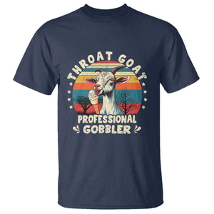 Throat Goat T Shirt Funny Dirty Humor Embarrassment Vintage TS10 Navy Print Your Wear
