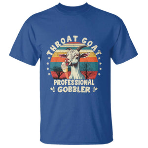 Throat Goat T Shirt Funny Dirty Humor Embarrassment Vintage TS10 Royal Blue Print Your Wear