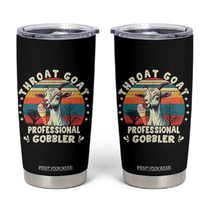 Throat Goat Tumbler Cup Funny Dirty Humor Embarrassment Vintage TS10 Black Print Your Wear