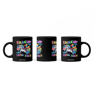 Shakin' Tits and Takin' Shits Coffee Mug Naughty Funny Unhinged Unicorn TS10 Print Your Wear