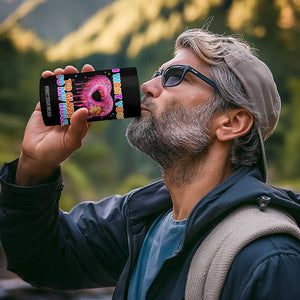 Funny Offensive Embarrassing 4 in 1 Can Cooler Tumbler I Want You to Glaze My Hole Adult Humor Donut TS10 Print Your Wear