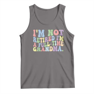 Retired Grandma Tank Top Funny Retirement Gifts For Grandma TS10 Deep Heather Print Your Wear