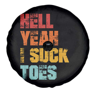 Funny Inappropriate Embarrassing Spare Tire Cover Funny Foot Fetish Sucking Toes Cringe Offensive Humor TS10 Print Your Wear