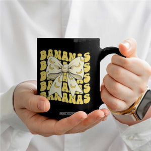 Bananas Coquette Bow Coffee Mug Retro Banana Lovers Women Girls Kids TS10 Print Your Wear