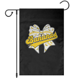Bananas Coquette Bow Garden Flag Retro Throwback Popular Fruit Humor Banana Classic TS10 Black Print Your Wear