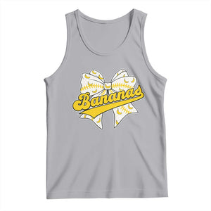 Bananas Coquette Bow Tank Top Retro Throwback Popular Fruit Humor Banana Classic TS10 Athletic Heather Print Your Wear