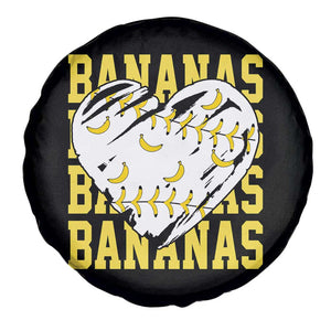 Retro Bananas Spare Tire Cover Vintage Baseball Heart Graphic Game Day Gifts TS10 Print Your Wear