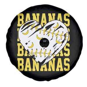 Retro Bananas Spare Tire Cover Vintage Baseball Heart Graphic Game Day Gifts TS10 Print Your Wear
