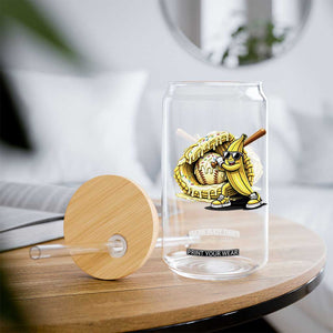 Baseball Banana Glass Can Funny Baseball Glove Drip Kids Youth Boys Girls TS10 Print Your Wear