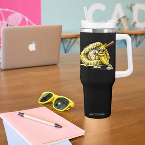 Baseball Banana Tumbler With Handle Funny Baseball Glove Drip Kids Youth Boys Girls TS10 Print Your Wear