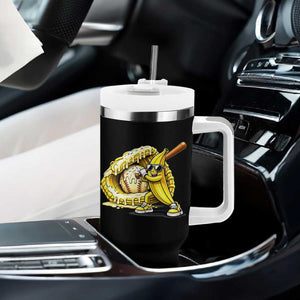 Baseball Banana Tumbler With Handle Funny Baseball Glove Drip Kids Youth Boys Girls TS10 Print Your Wear