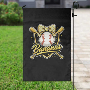 Bananas Coquette Bow Garden Flag Baseball Bats Banana Lovers Women Girls Kids TS10 Print Your Wear