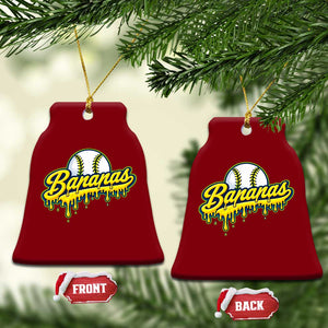 Funny Banana Baseball Ceramic Ornament Sports Team Baseball Drip Ice Cream Style TS10 Print Your Wear