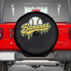 Funny Banana Baseball Spare Tire Cover Sports Team Baseball Drip Ice Cream Style TS10 Black Print Your Wear