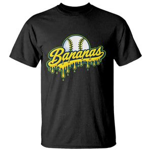 Funny Banana Baseball T Shirt Sports Team Baseball Drip Ice Cream Style TS10 Black Print Your Wear