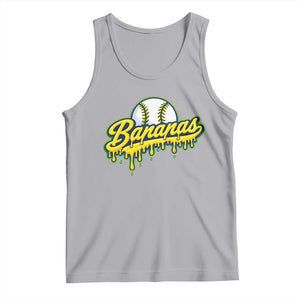 Funny Banana Baseball Tank Top Sports Team Baseball Drip Ice Cream Style TS10 Athletic Heather Print Your Wear