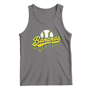 Funny Banana Baseball Tank Top Sports Team Baseball Drip Ice Cream Style TS10 Deep Heather Print Your Wear