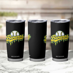 Funny Banana Baseball Tumbler Cup Sports Team Baseball Drip Ice Cream Style TS10 Print Your Wear