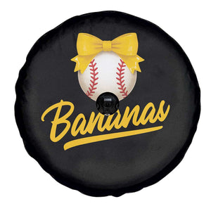 Bananas Coquette Bow Spare Tire Cover Banana Retro Popular Fruit Humor Cute Girls Kids TS10 Print Your Wear