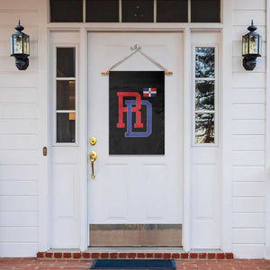 Dominican Republic Garden Flag Distressed RD Flag Dominican Pride TS10 Print Your Wear